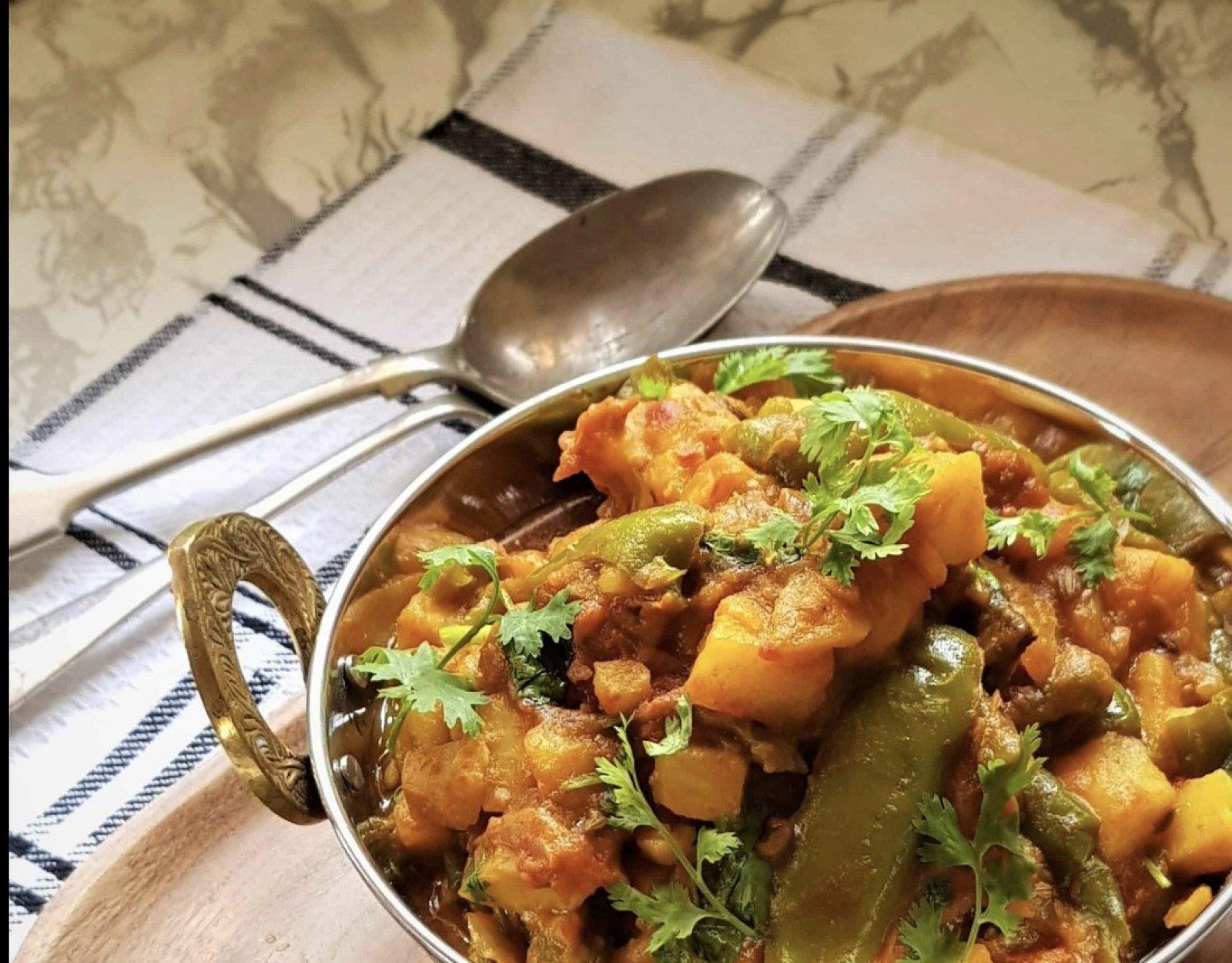 Mixed Vegetable Sabzi, Mungi Masoor and Vegetable Pilau